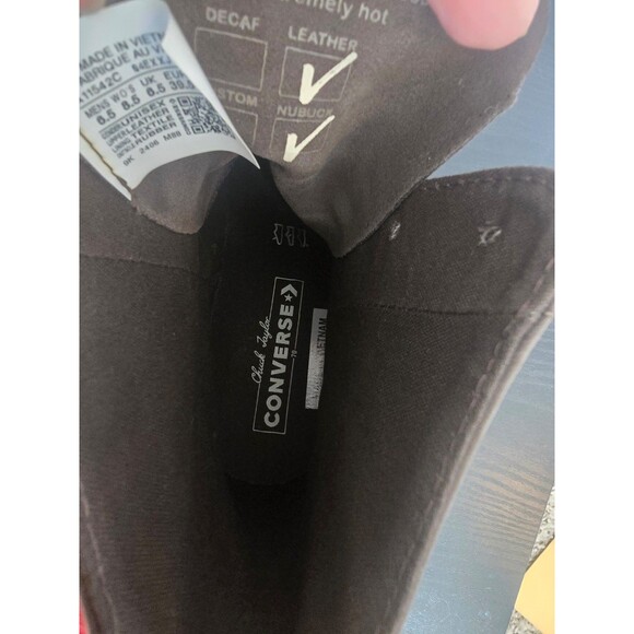 Converse Chuck Taylor All Star Platform Heel Boots Nubuck leather women size 8.5 - Picture 10 of 11